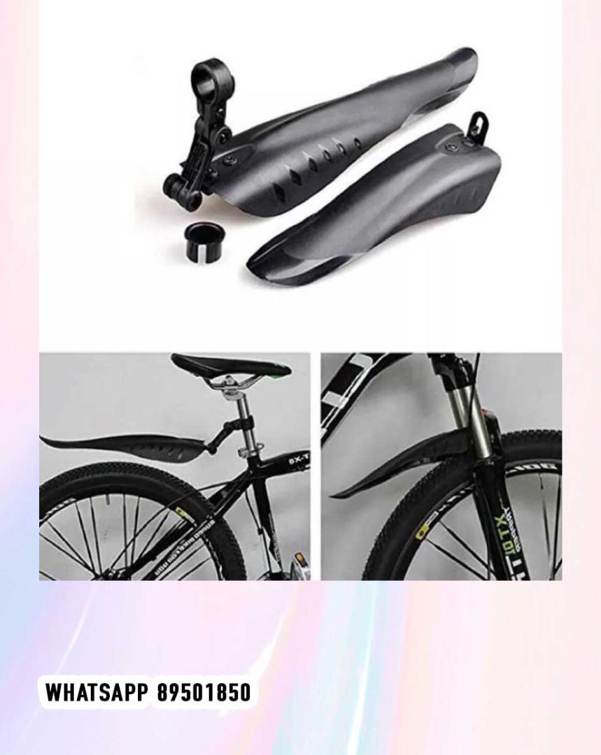 Bike seat 2024 mudguard