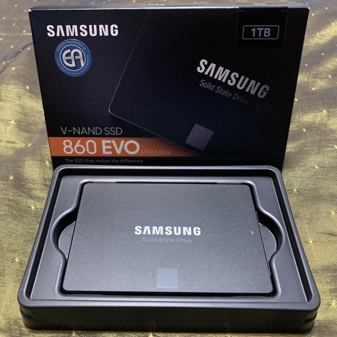 SAMSUNG 860 EVO SATA 2.5 SSD 1TB MZ 76E1T0BW Computers Tech Parts Accessories Hard Disks Thumbdrives on Carousell