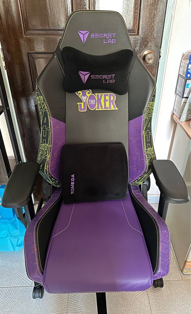 SECRET LAB OMEGA THE JOKER EDITION Furniture Home Living