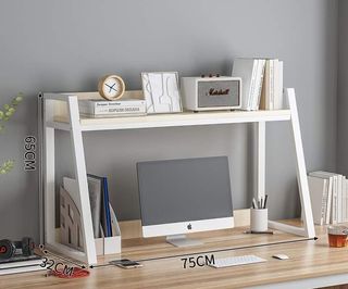 Single Layer Desk/Desktop/Bookshelf, Furniture & Home Living, Furniture,  Shelves, Cabinets & Racks On Carousell