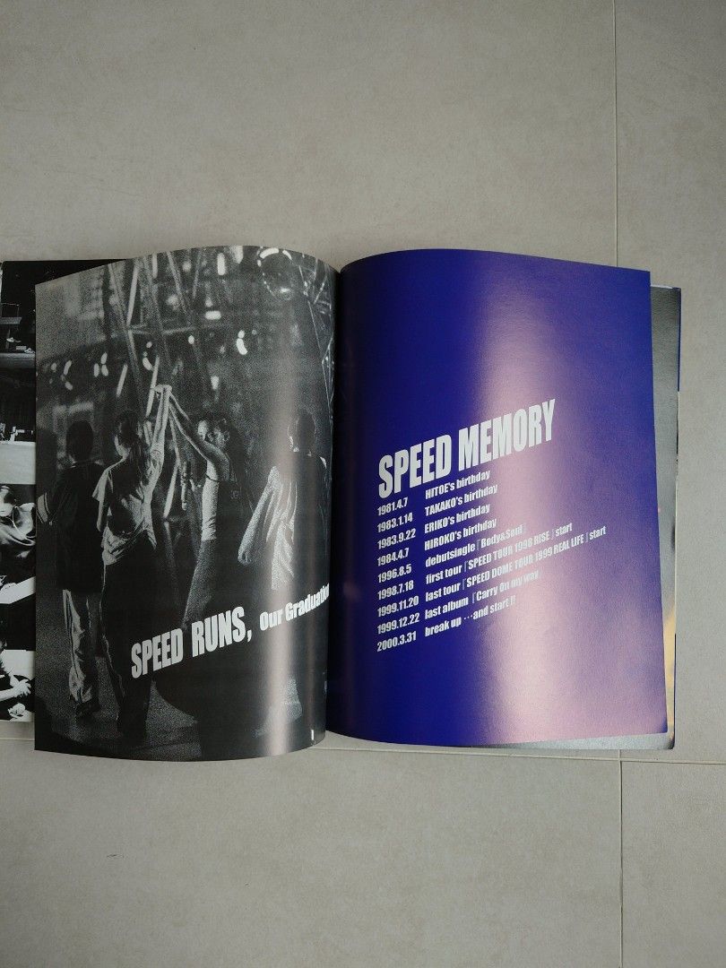 SPEED [LEGEND of SPEED - BEST MEMORIAL BOOK 1995-2000 ] & [Runs Our ...