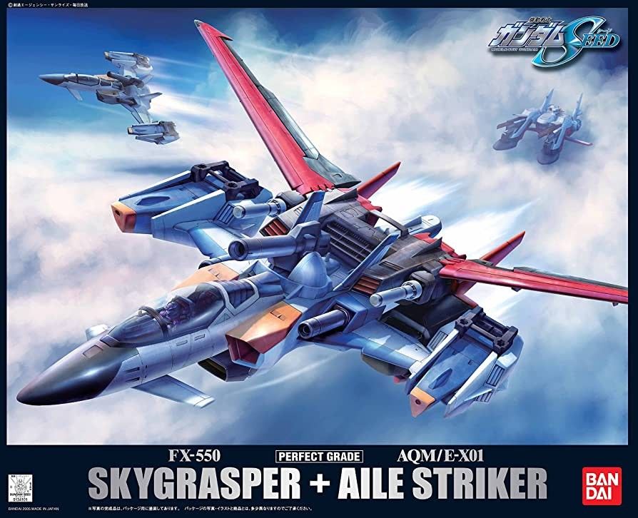 Strike Gundam + Sky Grasper PG (Category: Gundam Model Kits) located in Singapore. Submitted by isevia (Listing ID 1228164707, Image 2). Description: Bandai BNIS with Cling Wrap..