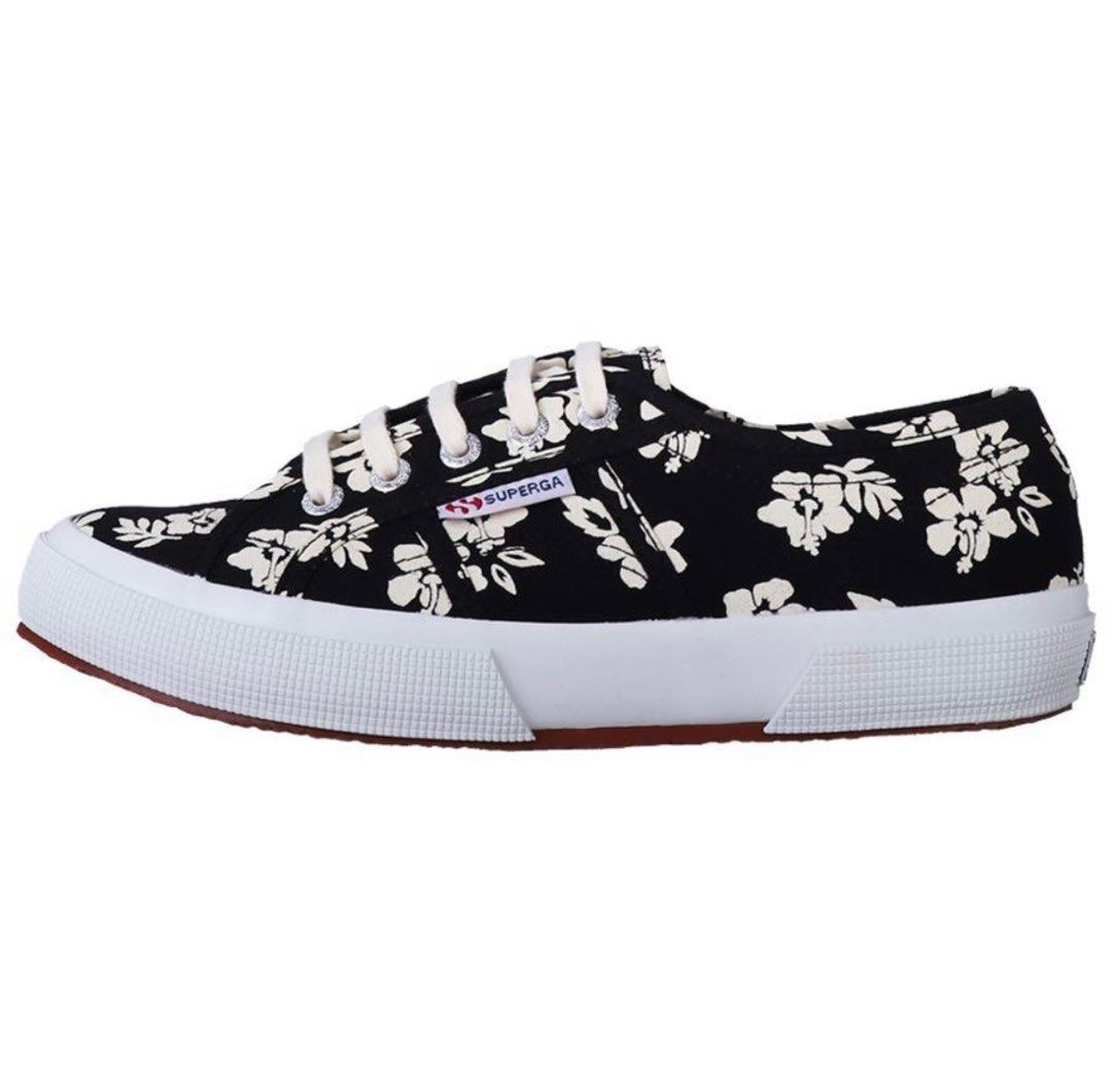 SUPERGA 2750 Fantasy Hawaiian Black Cream Women s Fashion