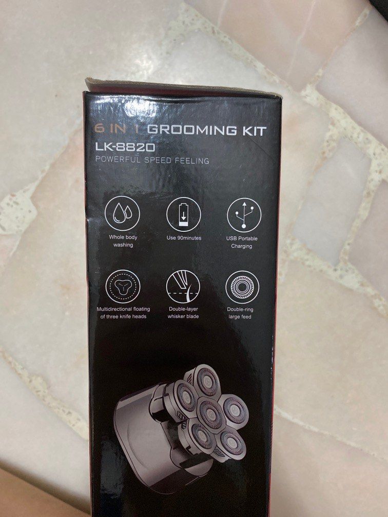 SUTTIK 6in1 men shavers LK8820, Beauty & Personal Care, Face, Face Care on Carousell