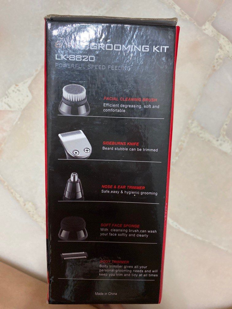 SUTTIK 6in1 men shavers LK8820, Beauty & Personal Care, Face, Face Care on Carousell