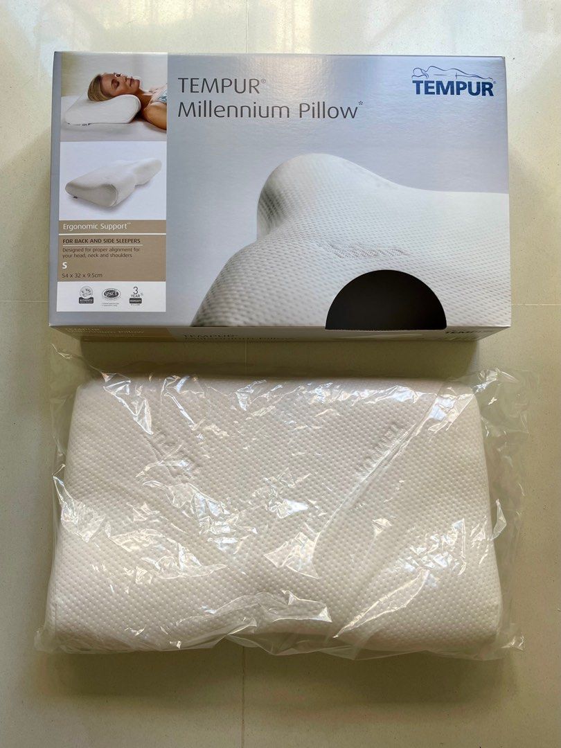 Tempur Millennium Pillow S, Furniture & Home Living, Bedding & Towels