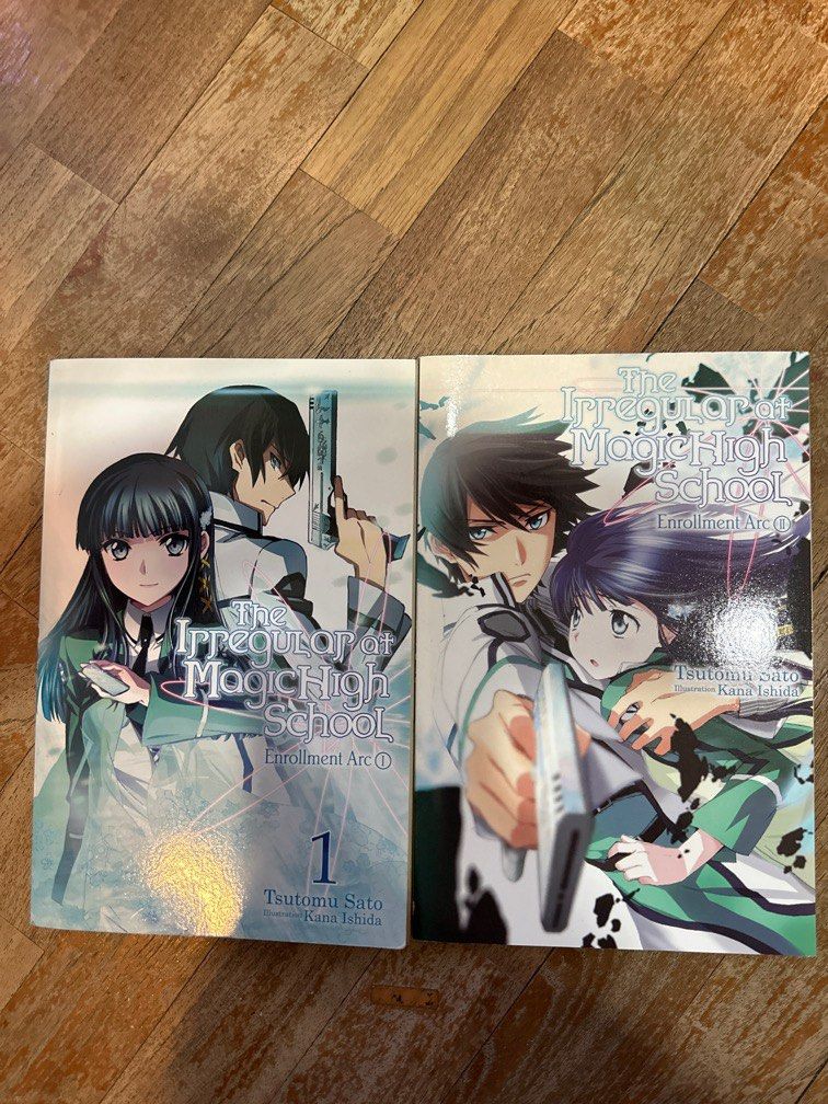 The irregular Magic High School Light novel vol. 1 & 2, Hobbies & Toys - The Irregular At Magic High School Novel