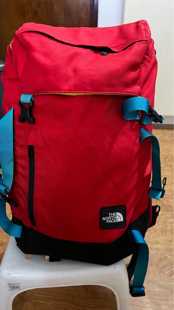 The NORTH FACE laptop bag heavy duty tri color backpack, Men's Fashion ...