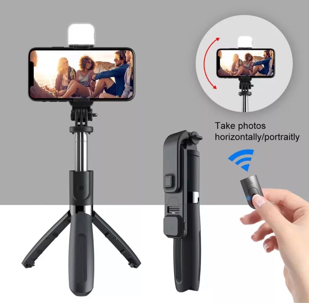 Tiktok Viral! Wireless Bluetooth Selfie Stick with Tripod Foldable