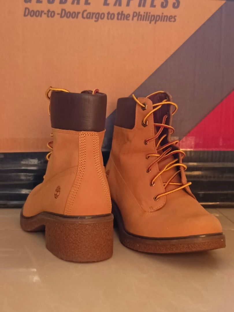 Timberland Women s Brinda Lace Up Leather Boot Women s Fashion Footwear Boots on Carousell
