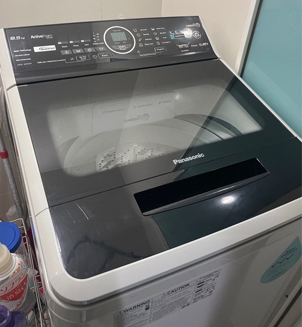 Top load washing machine Panasonic 8.5kg, TV & Home Appliances, Washing