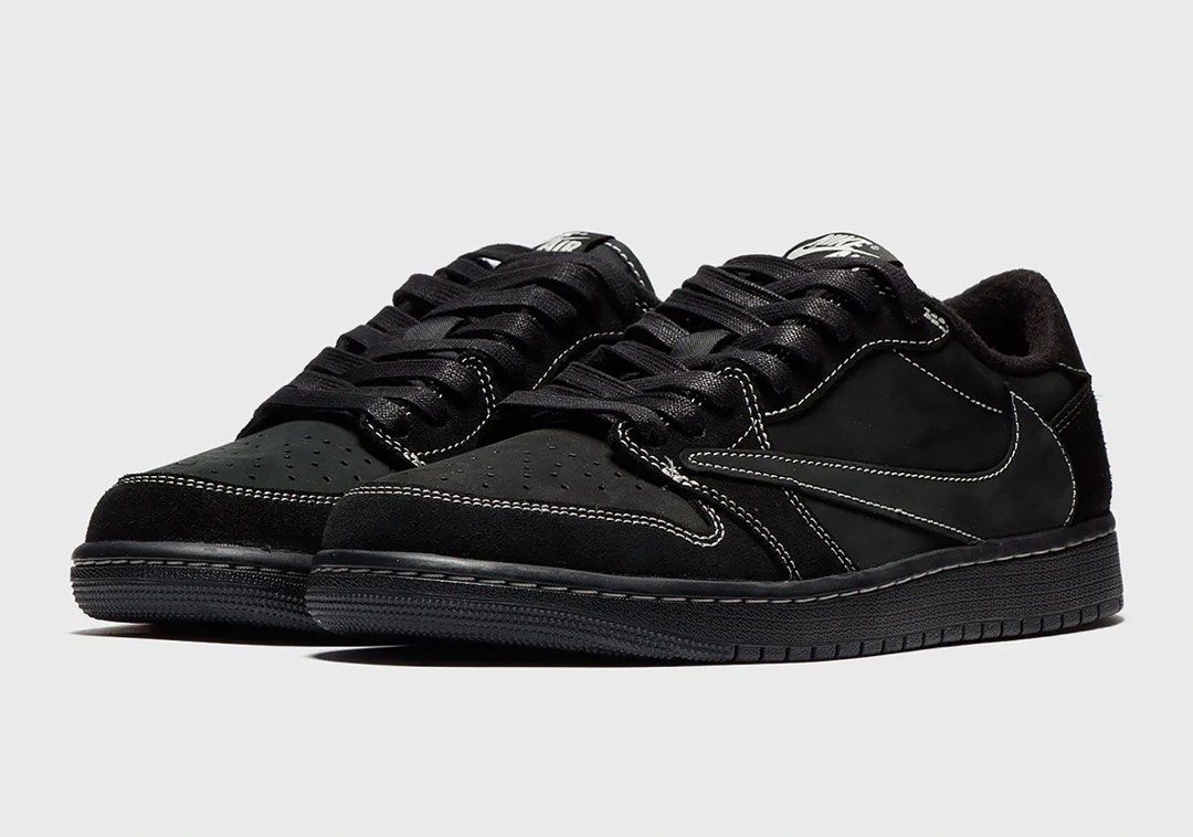 Travis Scott x Air Jordan 1 Low Black Phantom Men s Fashion