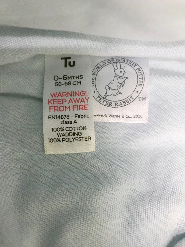 Tu Peter Rabbit Baby Sleeping Bag 2.5tog
