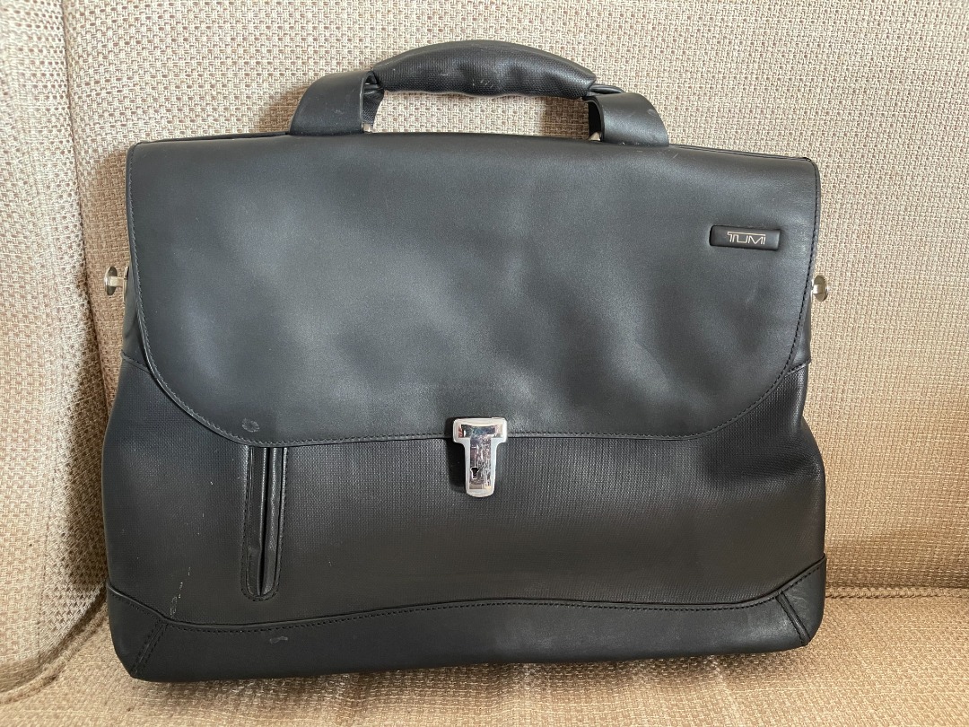 Tumi Bag Briefcase Business Mens Man Men'S Leather Genuine Black 2950D  Formula