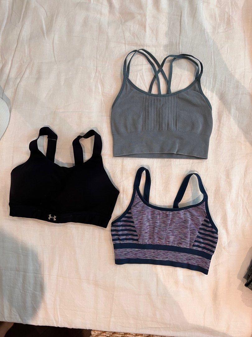 Under Armour and champion sports bras, Women's Fashion, Activewear on