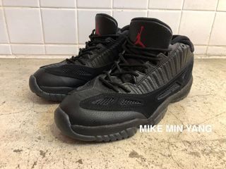 UNIQUE｜二手美品 NIKE AIR JORDAN 11 RETRO LOW 306008-003 AJ11 黑 練習鞋 爆裂紋 (售出)