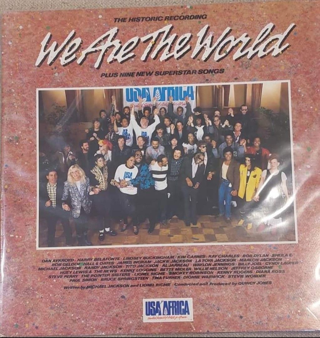 Usa for africa we are the world album vg hobbies toys music