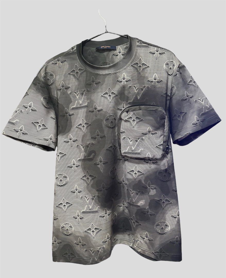 Louis Vuitton Monogram 3d Effect Print Packable T-shirt