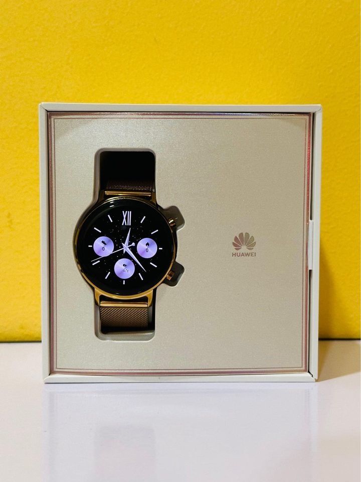 USED TERPAKAI HUAWEI Watch GT2 42mm Rose Gold Elegant Edition For