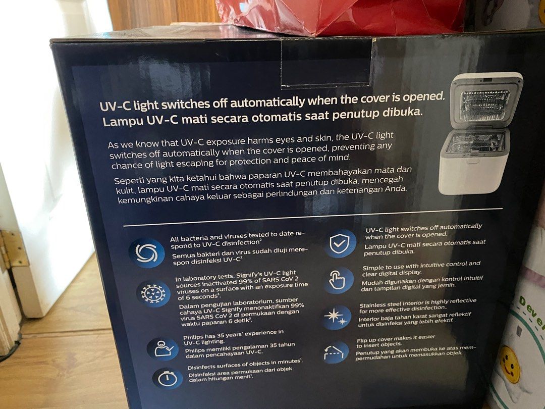 Uv-C disinfection Box (Category: Breastfeeding & Bottle Feeding) located in Marikina City. Submitted by alexq21 (Listing ID 1228079919, Image 2). Description: .