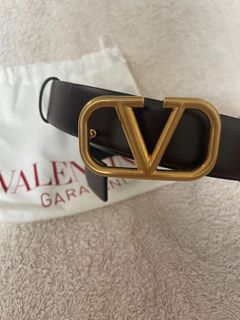Valentino garavani logo belt