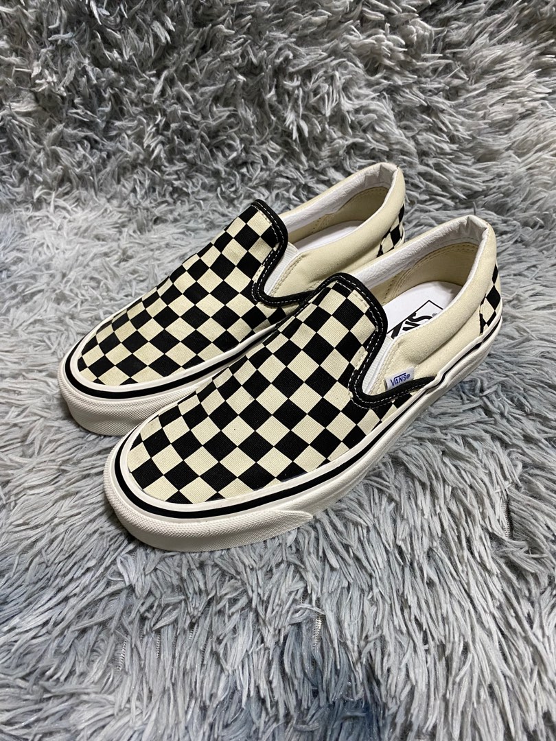 Vans anaheim 2025 slip on checkerboard