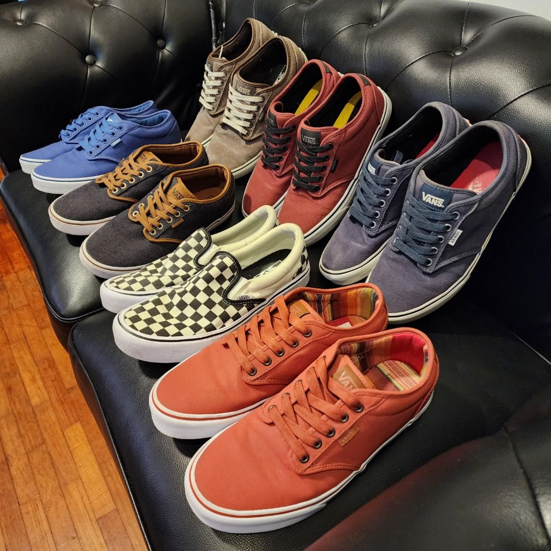 Famous footwear red vans cheap