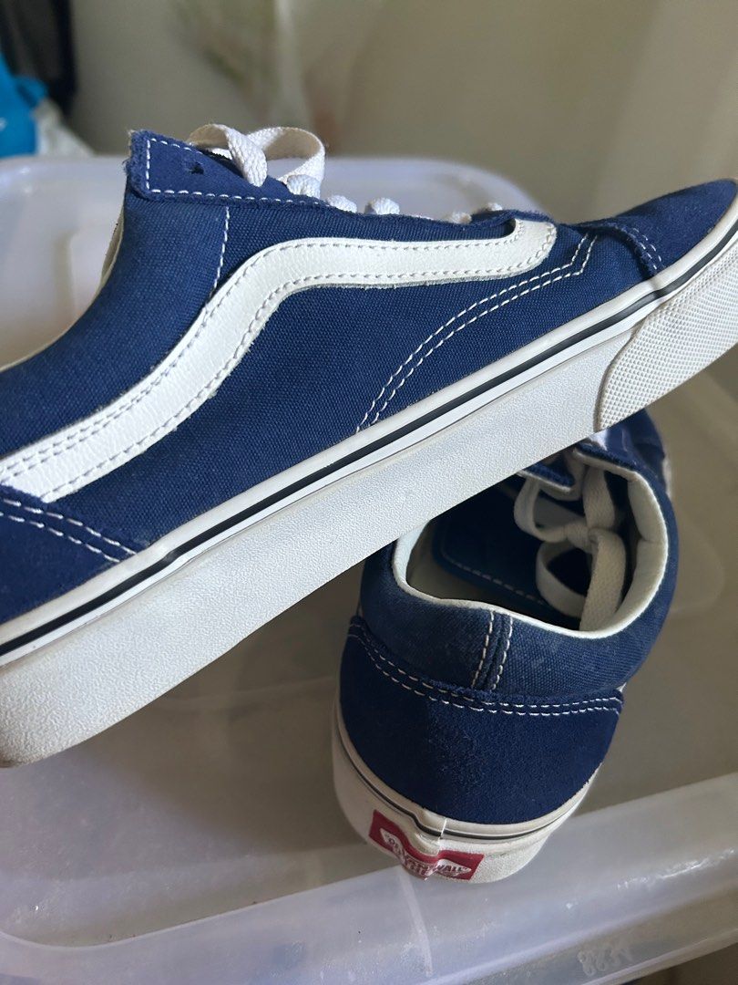 Vans Old Skool blue Men s Fashion Footwear Sneakers on Carousell