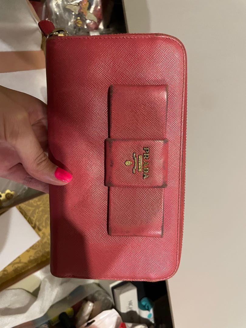 Used prada wallet on sale