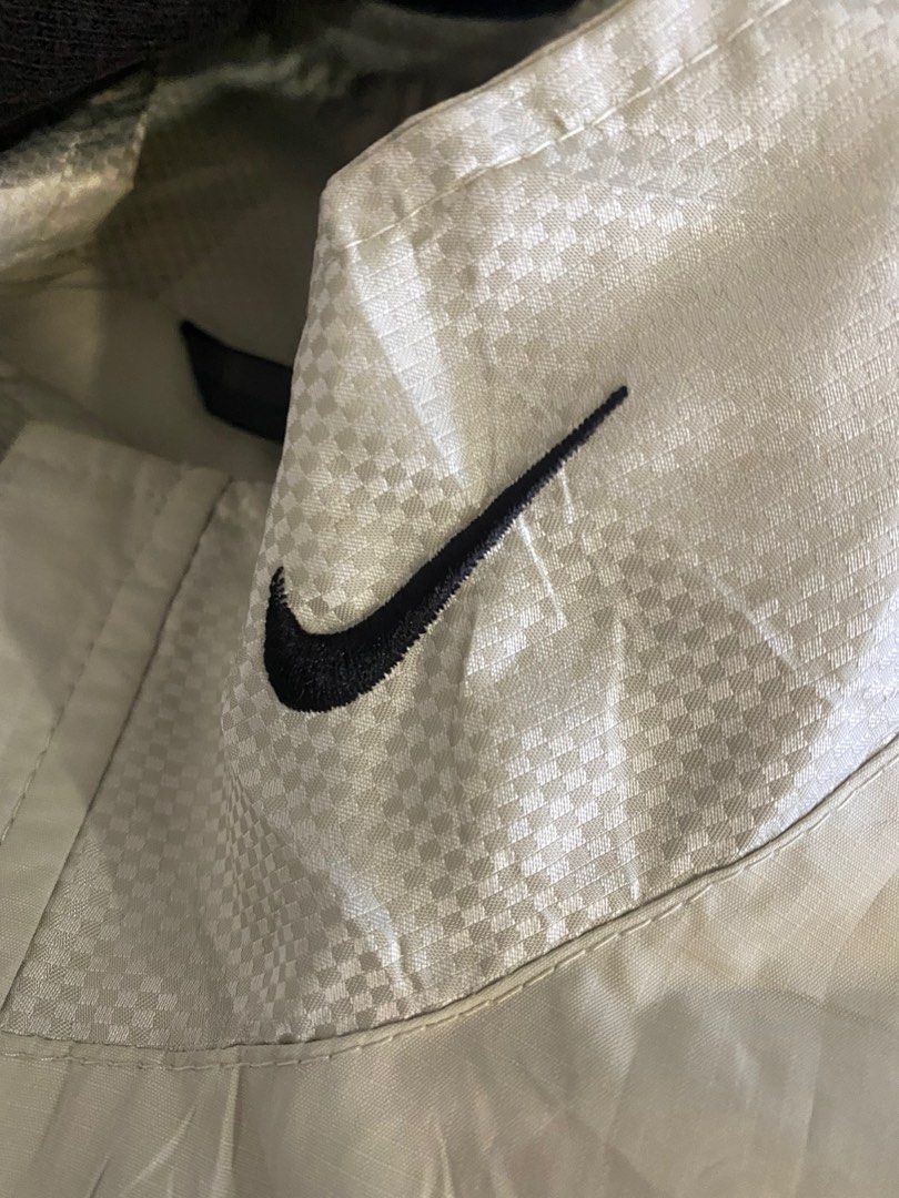 Vintage Nike Golf Windbreaker Collar swoosh White, Men's Fashion, Coats