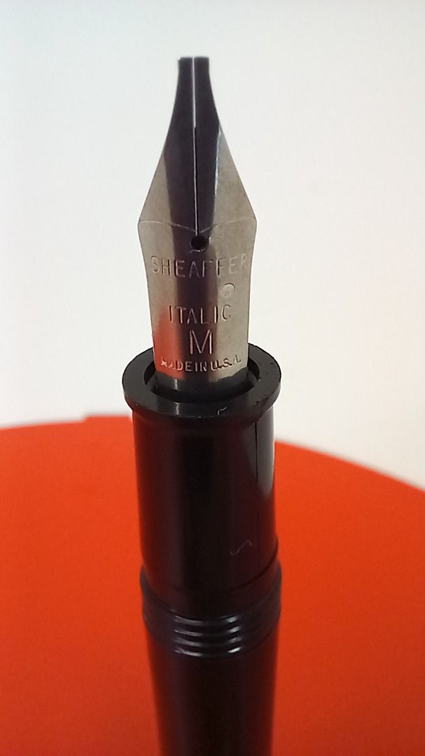 Stylo Roller Vintage Sheaffer No Nonsense - Motif Notes De Musique, Occasion - Fabriqué Aux USA