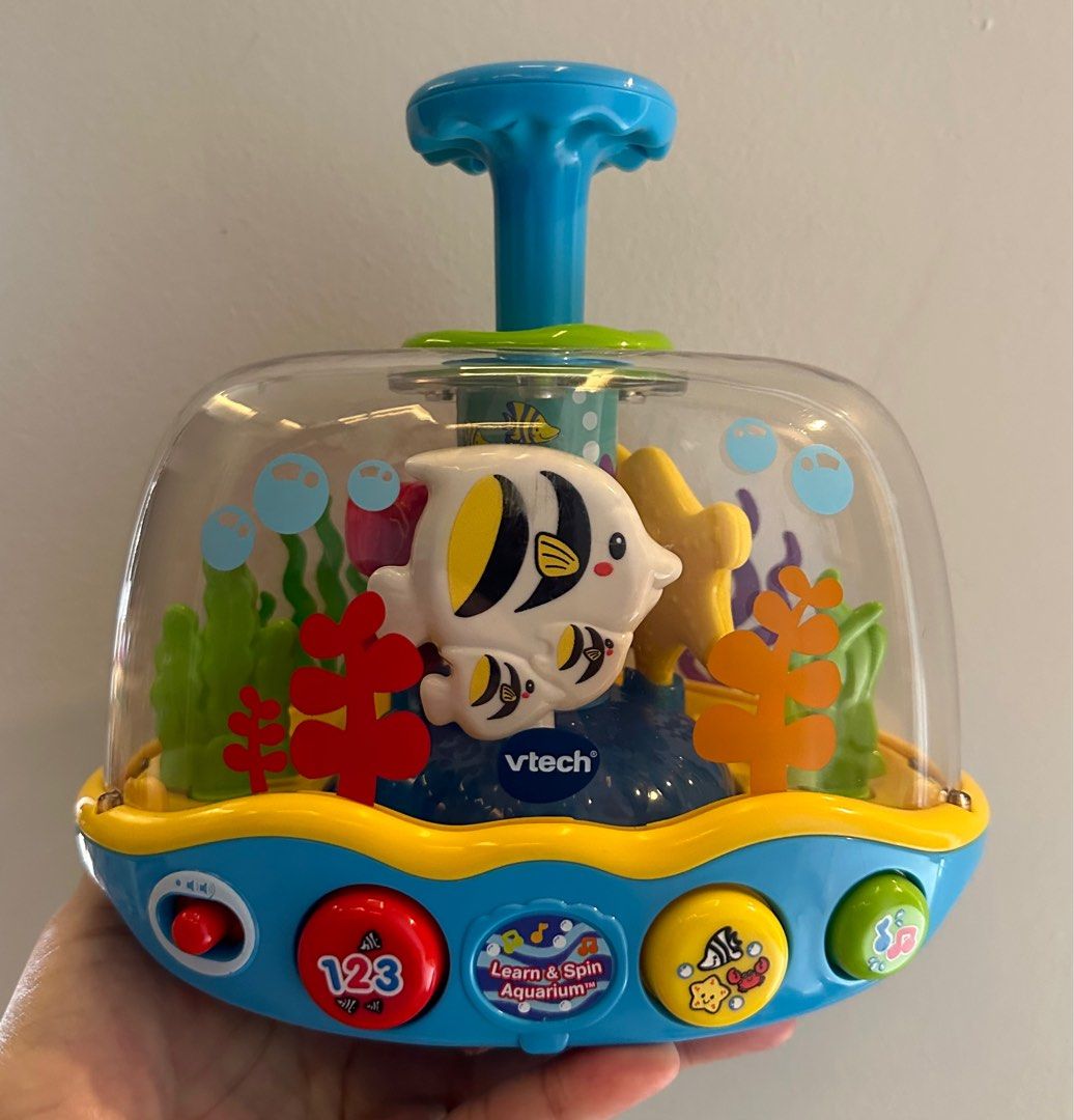 Vtech learn & spin aquarium toy, Babies & Kids, Infant Playtime on Carousell