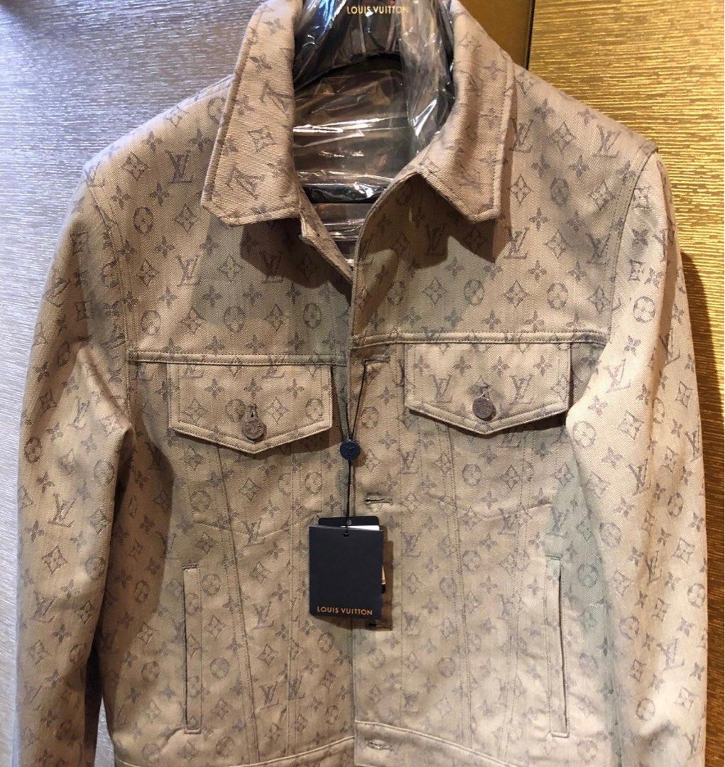 Louis Vuitton leather monogram jacket, Men's Fashion, Coats, Jackets and  Outerwear on Carousell