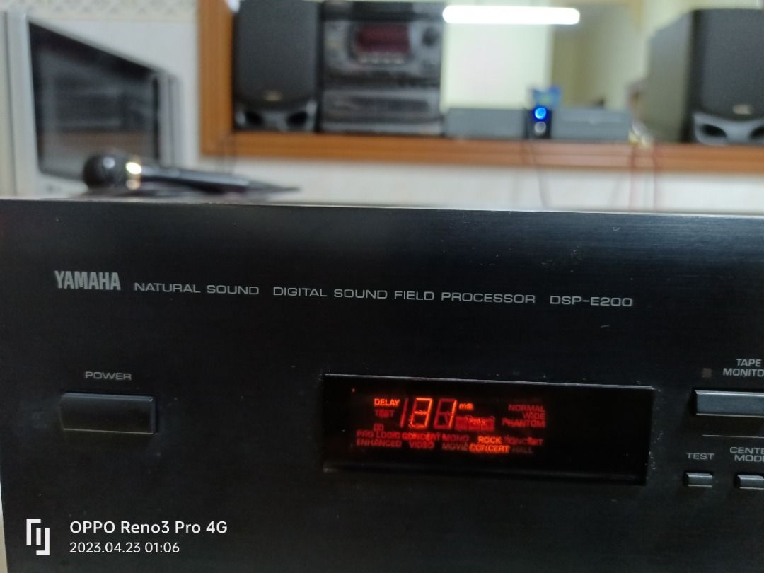 Yamaha DSP-E200 Surround processor (Category: Soundbars, Speakers & Amplifiers) located in Bukit Beruang. Submitted by ignatius82 (Listing ID 1228181721, Image 3). Description: Yamaha surround processor/amplifier Working well,display NOT so clear * This is not a main amplifier,JUST for surround & center speaker*.
