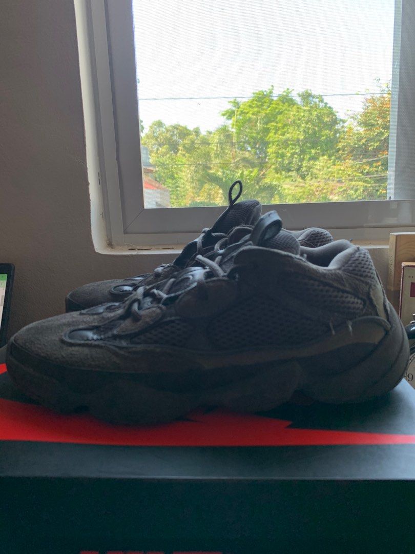 Yeezy 500 utility black sales fake