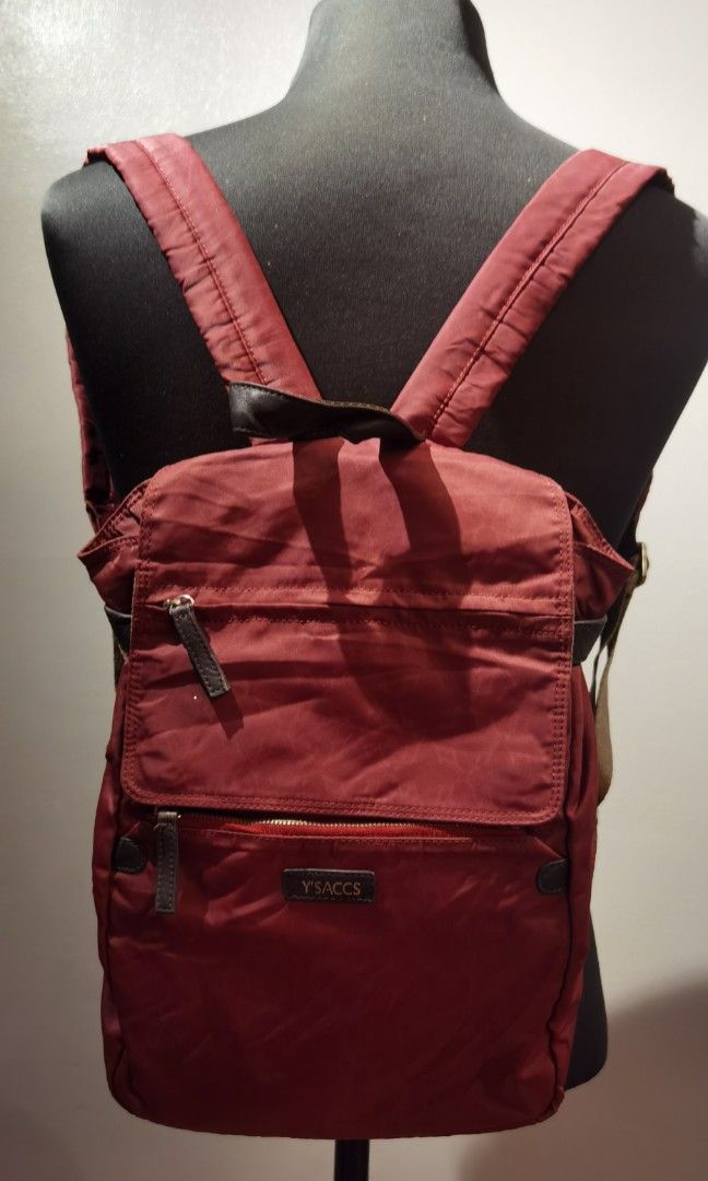 Y'ssac Yohji Yamamoto Backpack (Category: Backpacks) located in Quezon City. Submitted by migz.consengco (Listing ID 1228083870, Image 1). Description: Y'ssac Yohji Yamamoto Backpack Price 1500 Condition 9.5 /10 Mode of deliver Jrs lbc Lalamove DPX express Mode of payment GCash CASH on delivery.