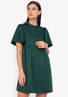 Zalora Work dress (Dark Green, L)