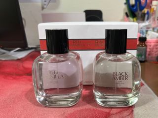 REVIEW: ZARA'S RED VANILLA AND BLACK AMBER PERFUMES. 