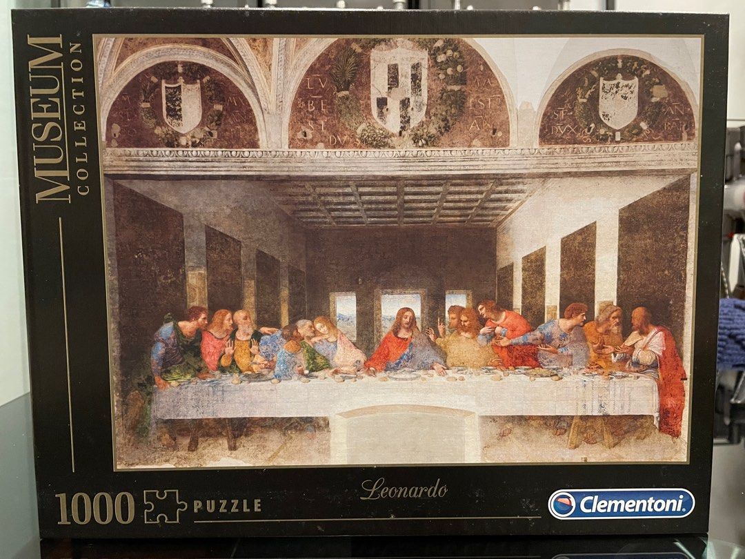 Clementoni's The Last Supper by Leonardo da Vinci (1000 pcs) :  r/Jigsawpuzzles