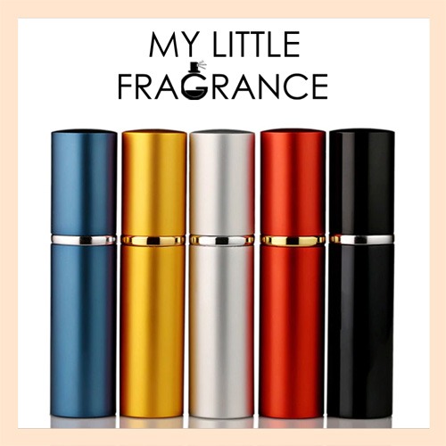 Silver Metallic Perfume Atomizer Spray 10 ML for purse or travel