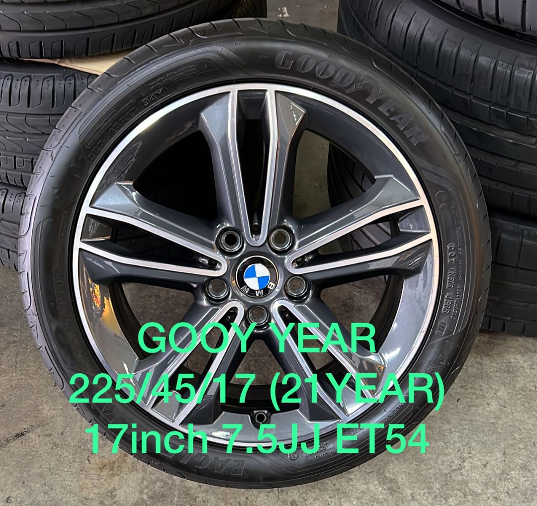 17" BMW Original rims & Goodyear tyres, Car Accessories, Tyres & Rims ...