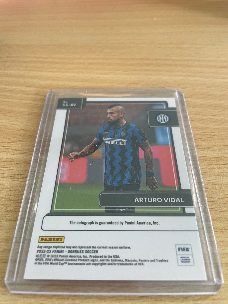 2022-23 Panini Donruss Soccer Arturo Vidal auto