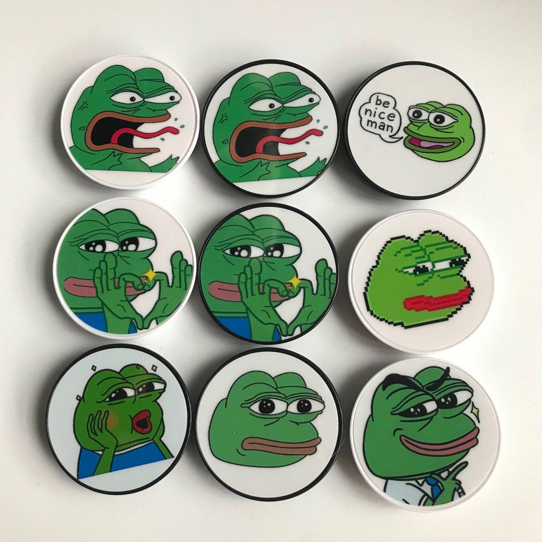 $20一個包郵氣墊手機環手機托架手機環iring 氣墊手機托架手機環pepe青蛙青蛙pepe 抗爭青蛙pepe, 電腦＆科技, 電腦周邊及配件,  其他- Carousell