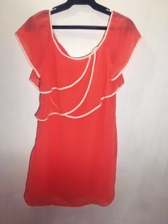 2 way pink sheer dress