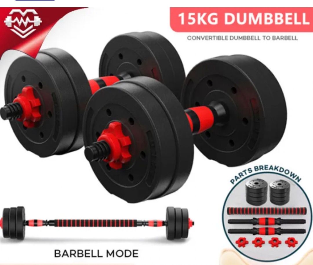 40 KG Dumbbells with options for Multiple configurations, Sports