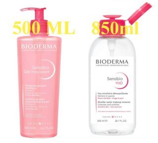 Jumbo size Bioderma Sensibio Gel Moussant & Micellar Water