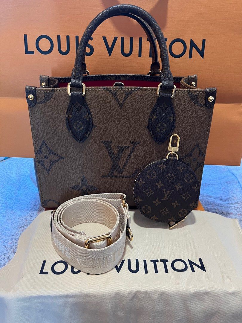 Louis Vuitton OnTheGo PM Monogram/Monogram Reverse in Coated