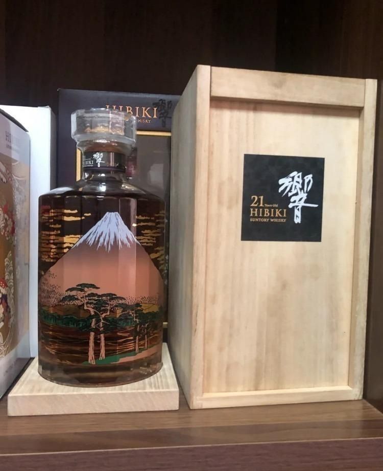 長期高價回收日本威士忌HIBIKI 響21年富士風雲圖, 嘢食& 嘢飲, 酒精 