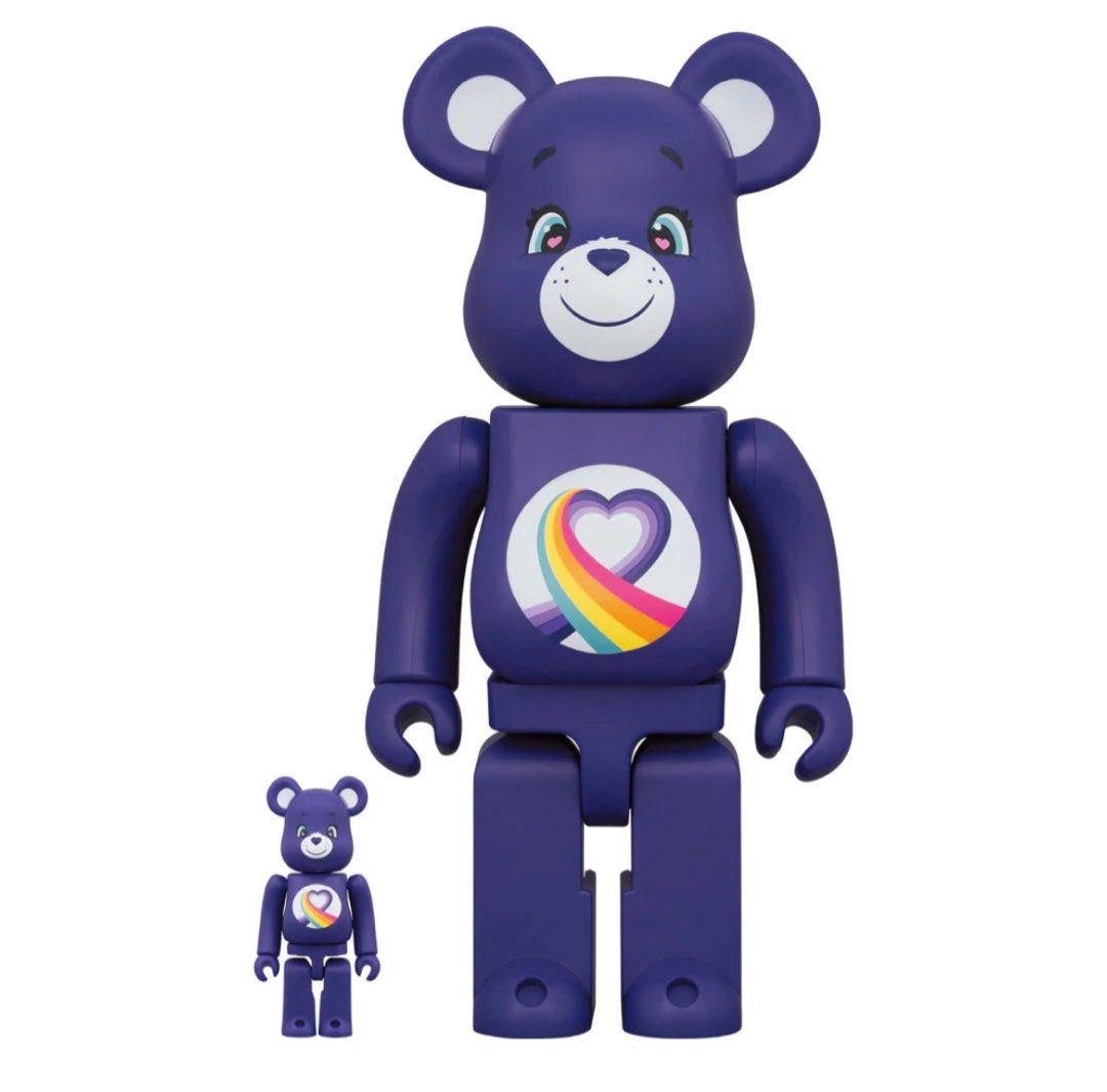 日版準時貨預訂從未砍單) BEARBRICK Care Bears (TM) Rainbow Heart