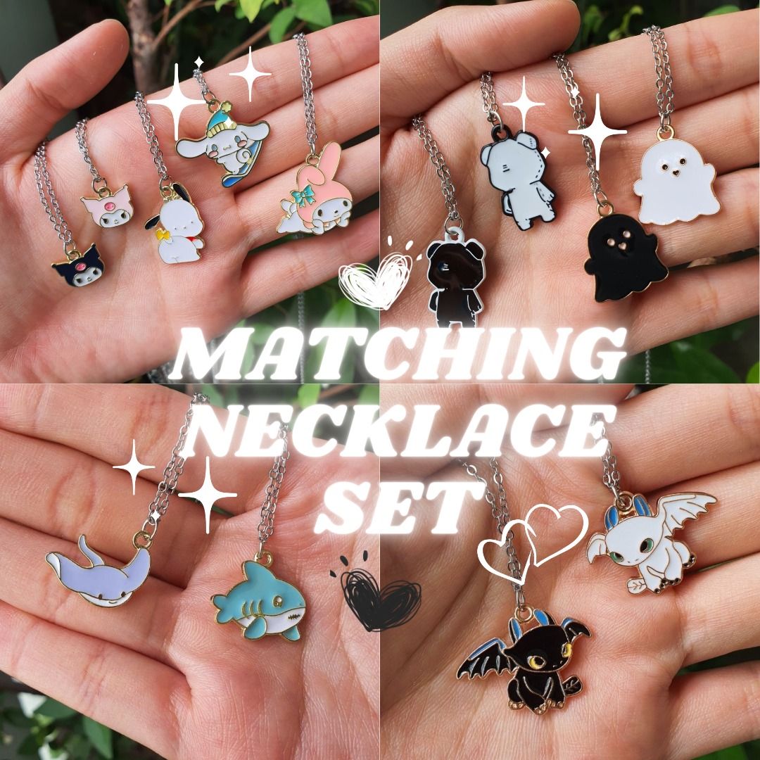Cute matching necklaces for couples store